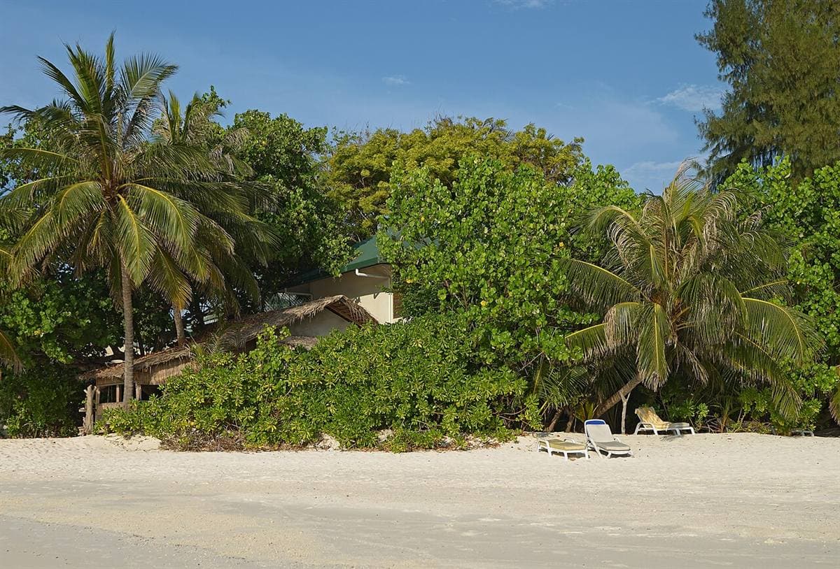 Beach bungalow in the Maldives
