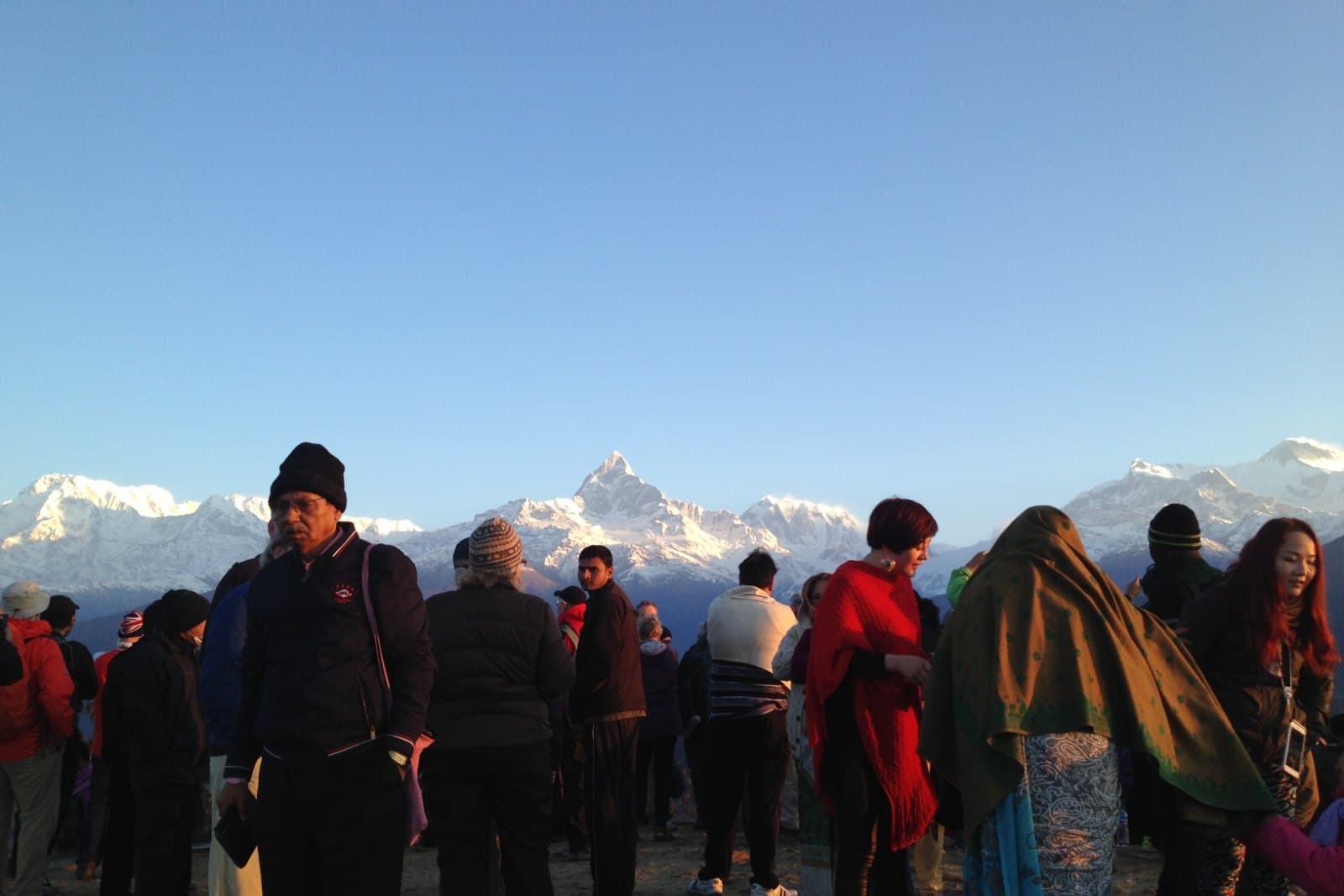 Annapurna range with Machhapuchhre (Fishtail)